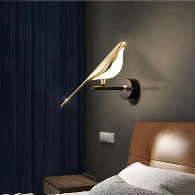 Magpie Creative LED Bird Wall Light Simple Bedroom Bedlight Living Room Corridor Dining Room Atmosphere Decoration Lighting