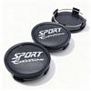 4pcs Sport Edition Logo Badge Emblem Car Wheel Center Caps 74mm Clips 69mm Wheels Hub Cap Rim Hubcaps Dust Cover Car Accessories