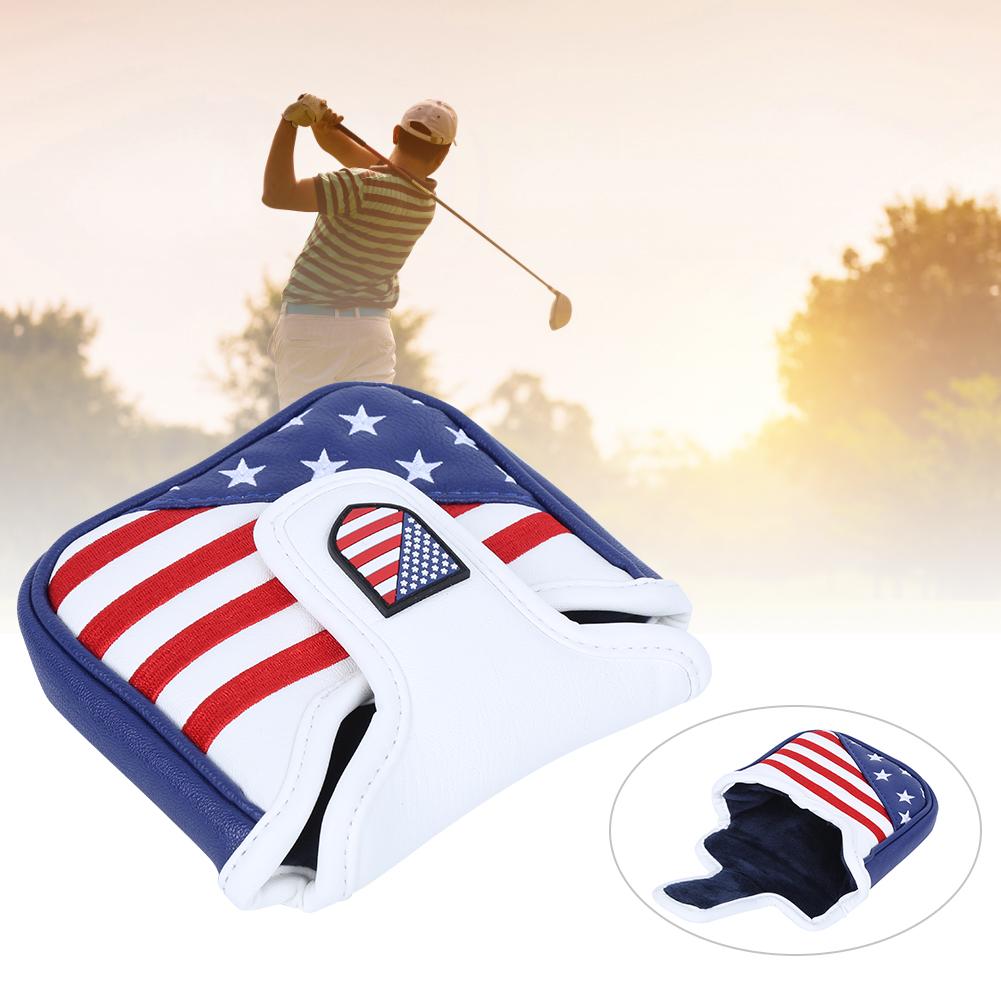 Golf Putter Magnetic Protection Covers Waterproof Headcover with Embroidery Pattern Accessorylarge