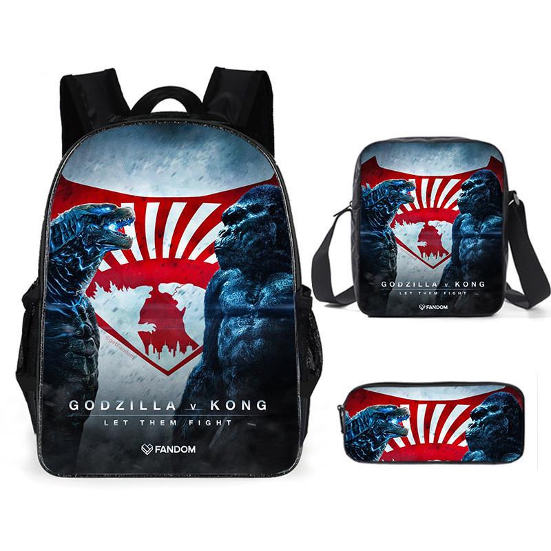 Shoulder Anime Cartoon Bag Pencil Case Kids School Pack For Daily Use