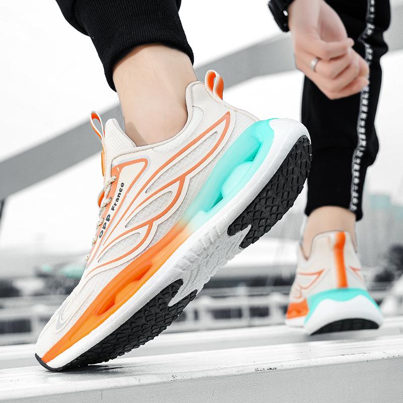 Running Shoes Men Fashion 2024 Luxury Design Mesh Comfortable Sneakers for Men Lace-up Breathable Male Tennis Shoes