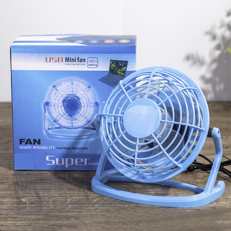Rotatable 4 Inches Usb Desktop Mini Cooling Silent Fans For Office Laptop Computer Notebook Pc Summer Air Cooler