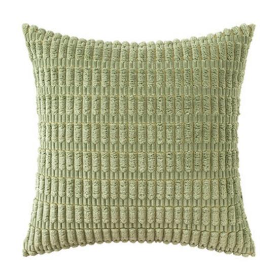 Solid Corduroy Pillow Sofa Cushion Lumbar Solid Color Chair Cushion Wheat Ears and Corn Kernels