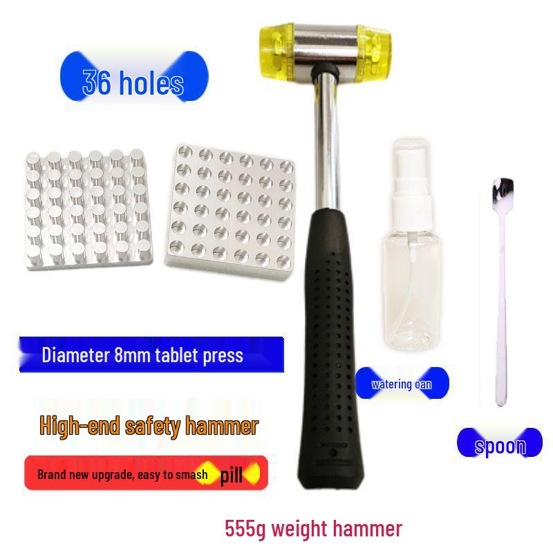 Ręczna prasa do tabletek do medycyny chińskiej i zachodniej, forma na proszek Sanqi, 10 mm