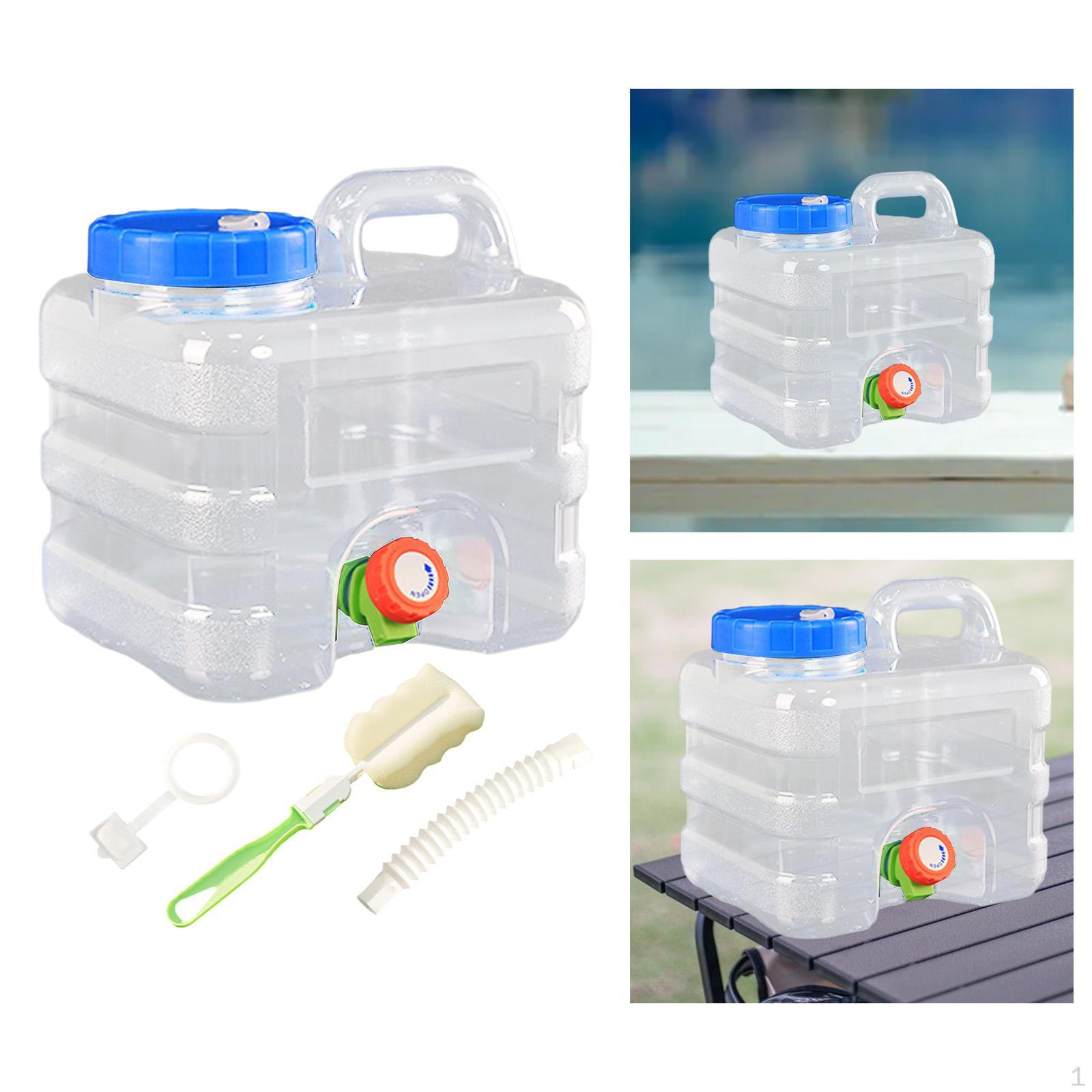 

Контейнер для воды Диспенсер для напитков 7,5 л Портативный резервуар для хранения с крышкой и ручкой для синий