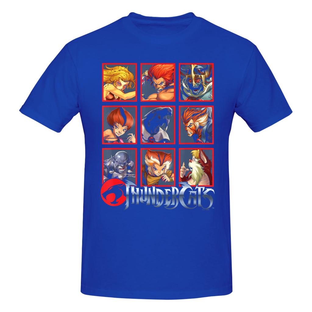 Piece Feline Warriors Funny  Cotton TShirt ThunderCats s Vintage Cartoon Tops Tees For Unisex