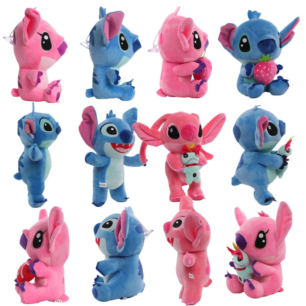16 Stili Peluche Stitch Modello Classico Film Cartone Animato Bambola Figure Azione Bambini Bambino Ripieno Compleanno Natale Giocattoli Regalo