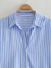 New Women's European & American Style Multicolor Lapel Long Sleeve Shirt