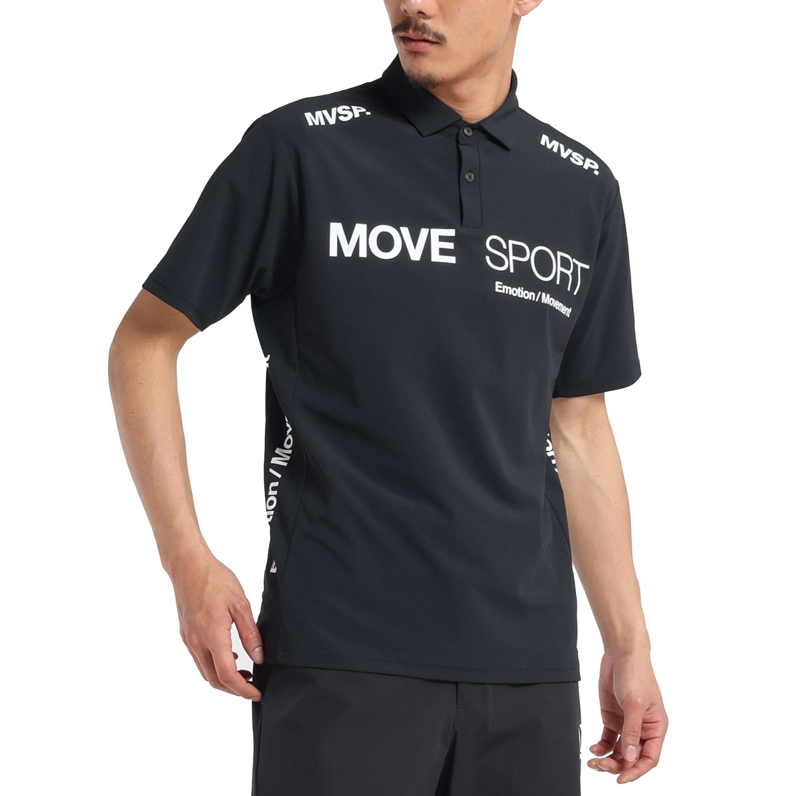 

Move Sports Short Sleeve Polo UV Training BK00 Men s Shirt, DESCENTE, Protection, Sweat-Wicking, Quick-Drying, Stretch, Sunscreen, Shirt, (ST5SHSZ1MB)