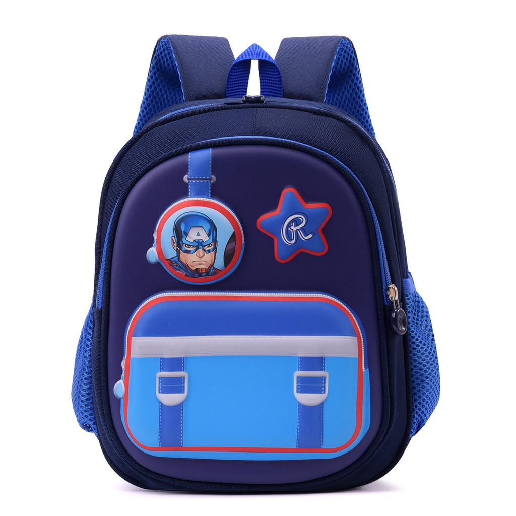 Children Batman Elsa Lightweight Backpack With Fun Pattern For Use Kindergarten