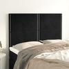 VidaXL Headboards 4 Pcs Black 72x5x78-88 Cm Velvet3116242