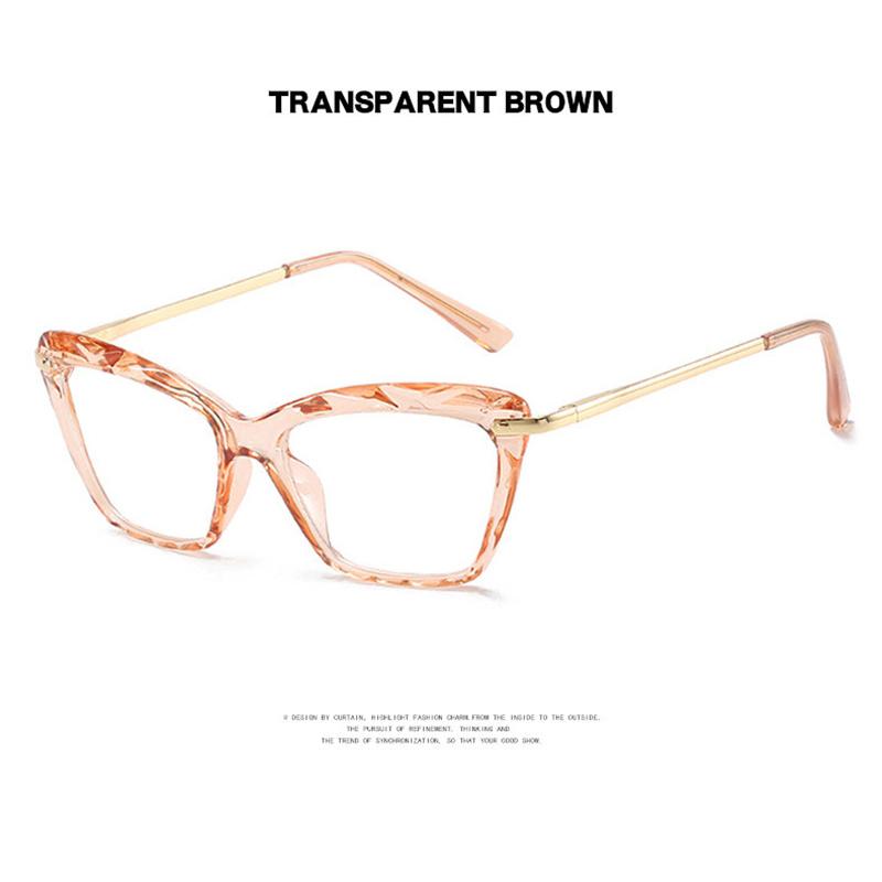 

Новий Дизайн Бренда Кришталева Рамка Котяче Око Фотохромізм Рецептурні Окуляри для Читання Жіночі Анти-Блакитне Світло Далекозорість Окуляри 0~+600 1.5