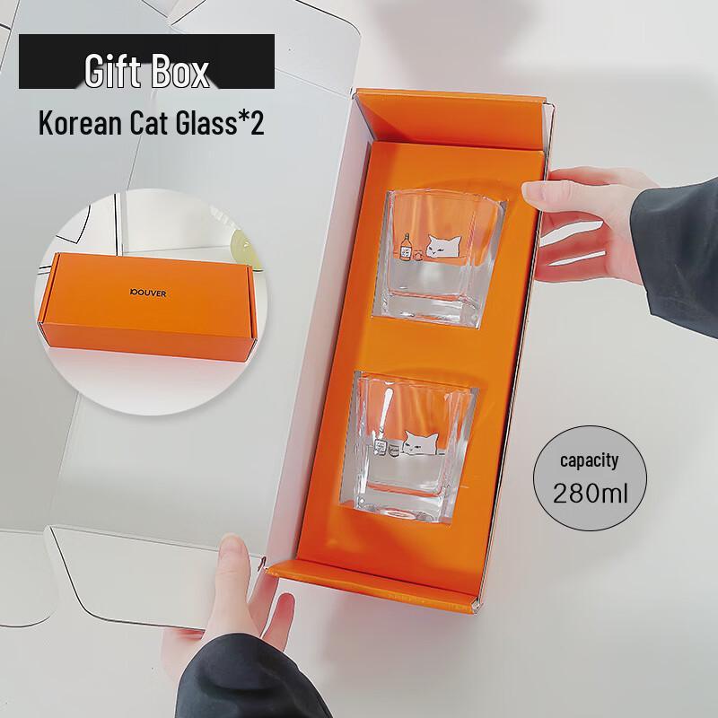 Heat-Resistant Glass Cat Mug