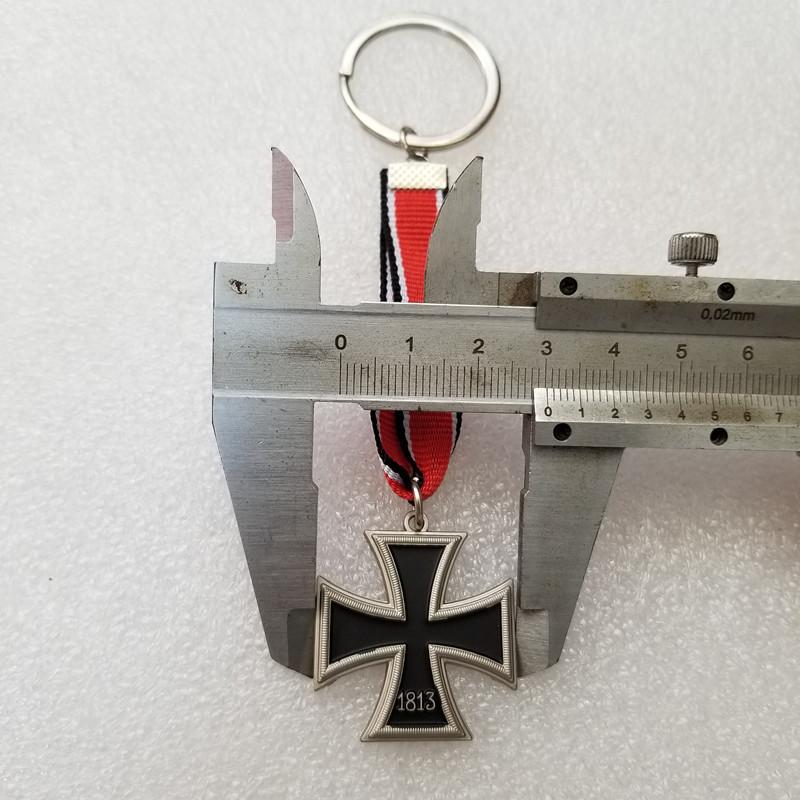 Cross Badge Keychain Key Chain Metal Badge Souvenir Collection