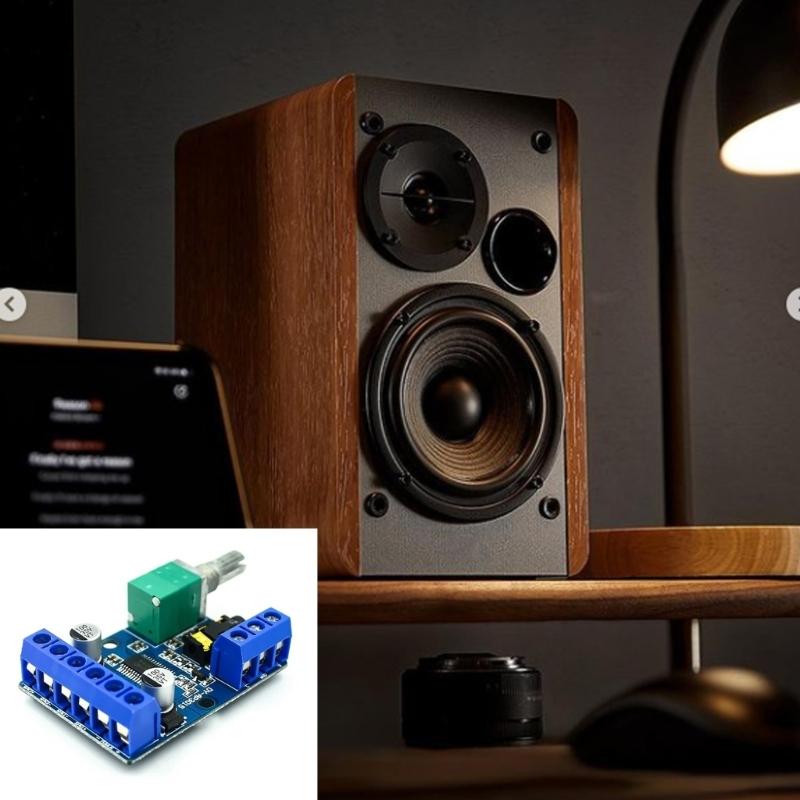 Double Channel 30Wx2 Class D Sound Power Module Digital Amplifier Module Adjustable Level Control for Speaker Projects