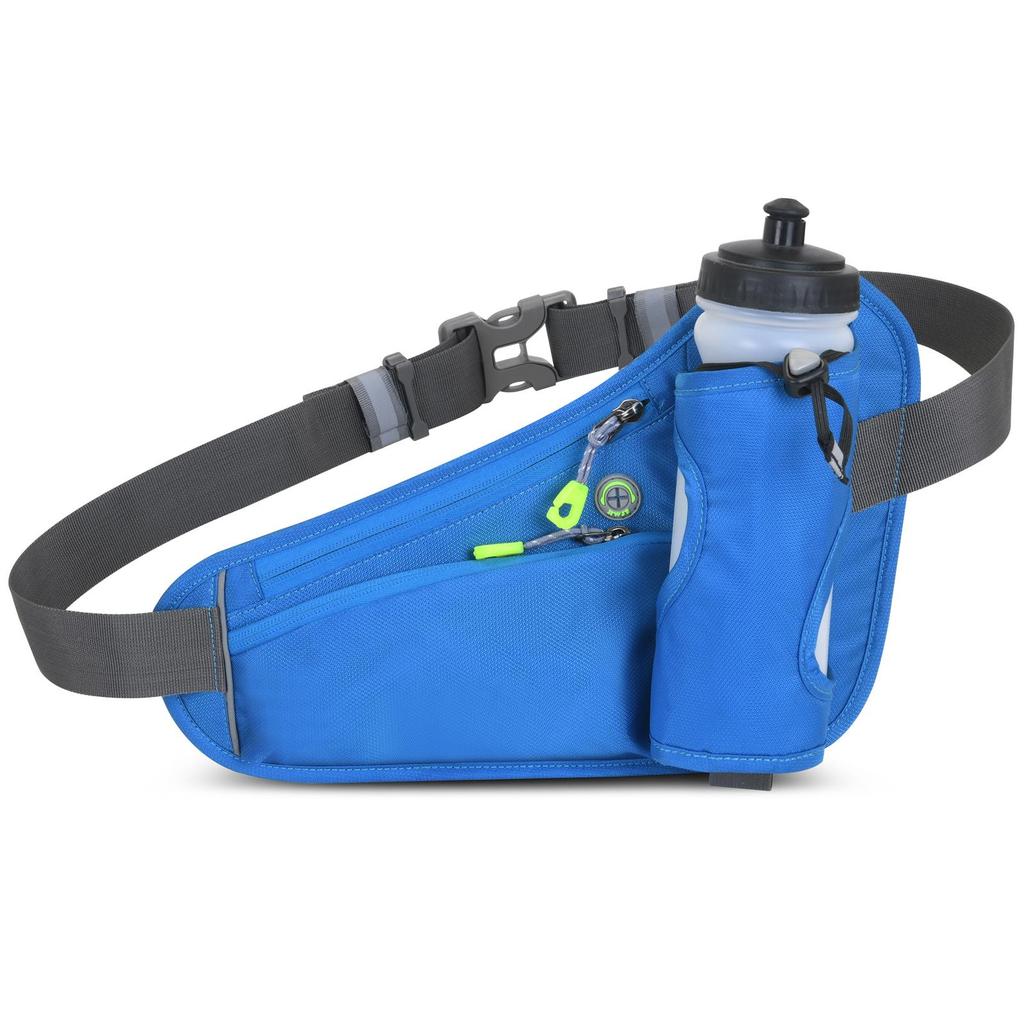 Sports Hydration Belt Bag Running Belt Waist Pack Bum Bag with Water Bottle Holder for Men Women