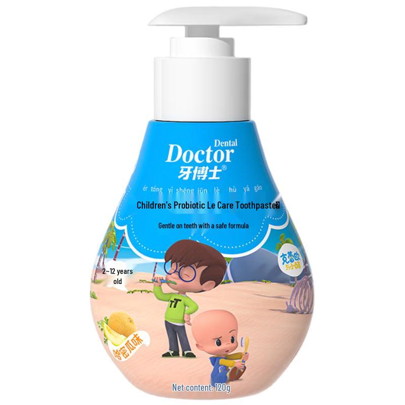 

Dr. Tooth Cleo Hami Melon Pump Toothpaste & Brush Set