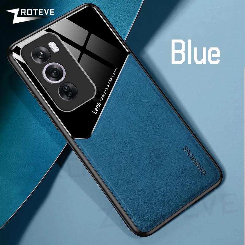 For Reno12 Case Zroteve PU Leather Car Magnetic Hard PC Cover For OPPO Reno 12 11 Pro 12F 11F Reno11 Reno12 F Phone Cases