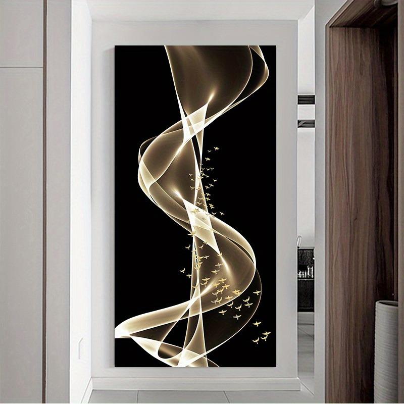 

Абстрактная печать на холсте, украшение линии, настенное искусство, настенное искусство для гостиной и кухни, идеальный подарок, декор для дома в гостиной 50x100cm