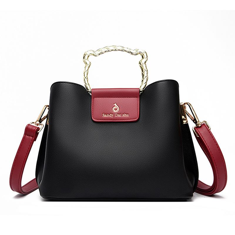 

Handbag Fashion Versatile Shoulder Bag Crossbody Bag чорний