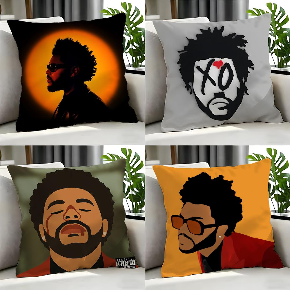 singer The Weeknd Cushion Cover Cushion Cover Set Pcs x x x Pillowcase Decorative Sofa Home Decor