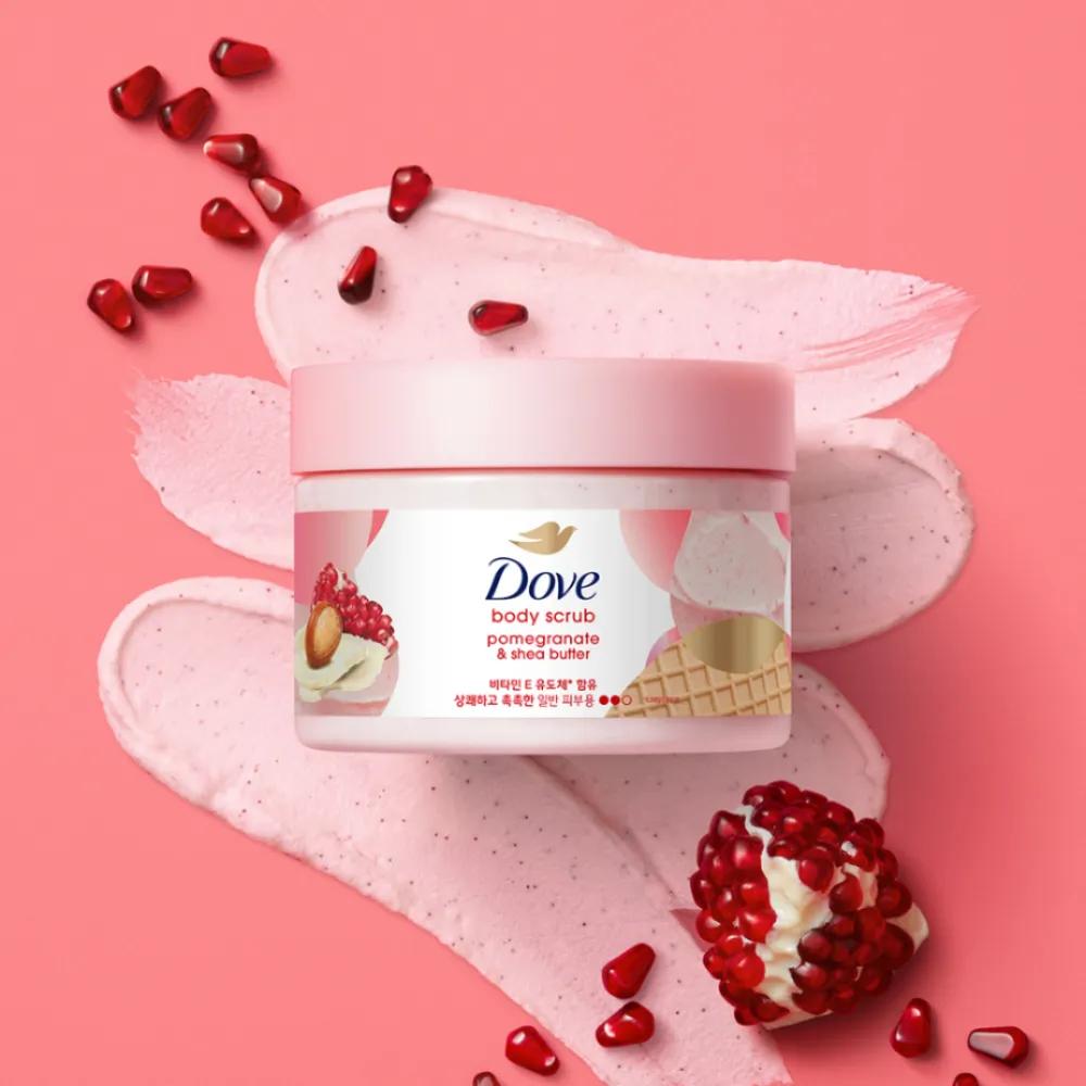 Dove tělový peeling 298 g (Sada/Jednotlivý) (4 Možnosti)