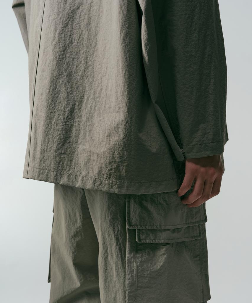 Musinsa Standard [City Leisure] Loose Fit Utility Blazer [Light Khaki Grey]
