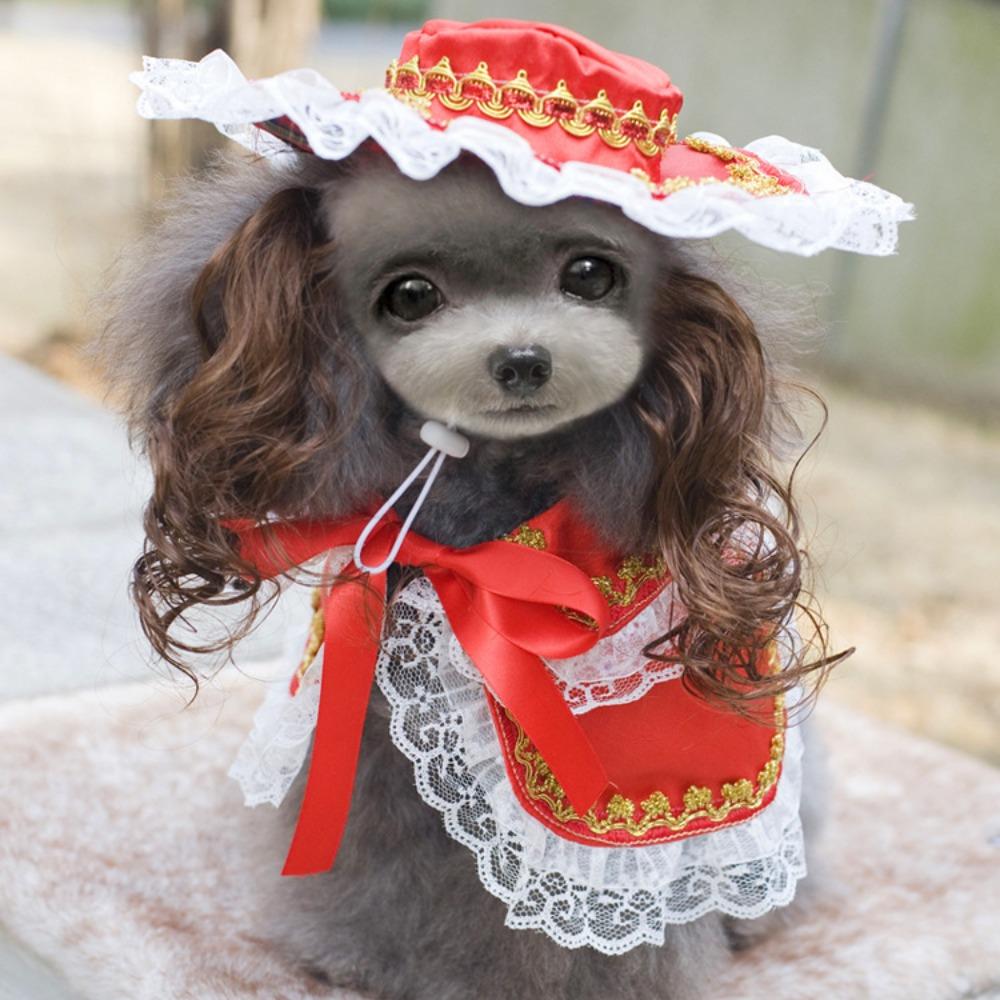 Dog Cape British Elegant Trench Coat Four Seasons Can Wear Cross-dressing Shawl Handsome Cute Pet Clothes