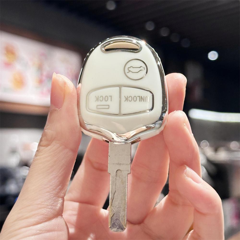 Key Fob Case Cover for Mitsubishi Evolution Lancer EX Grandis Outlander Triton Pajero ASX - Durable Protective Key Shell