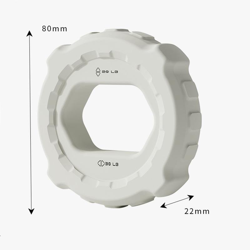 Fitness Finger Ring Workout Device Silicone Hand Gripper Muscle Strengthener Ring Wrist Finger Trainer Exercise Carpal Expander