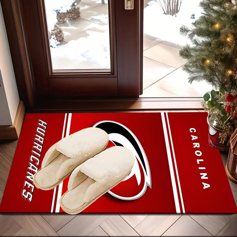 Hurricanes Team Spirit Area Rug Suitable for Indoor And Outdoor,Carpets for Kitchens, Homes, Offices, Living Rooms,Home Decor,Christmas Gift
