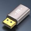 8K DisplayPort 1.4 Adapter, rechtwinkliger DisplayPort-Stecker auf Buchse, vertikale Anschlüsse, Konverter-Extender, unterstützt 8K bei 60 Hz