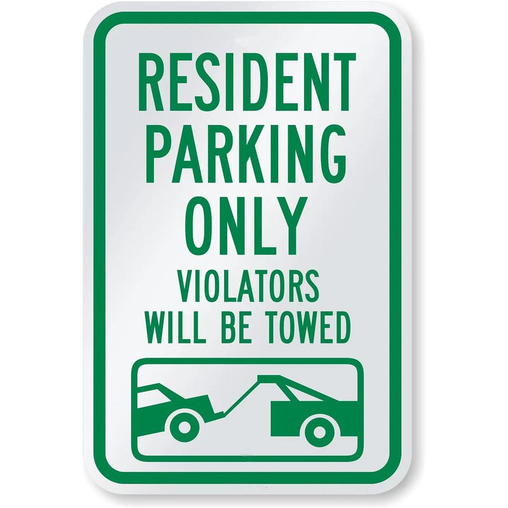 Vintage No Parking Anytime Metal Tin Signs Posters Plaque Iron Painting Decoration for Garage Outdoors Home Club Bar Wall Decor