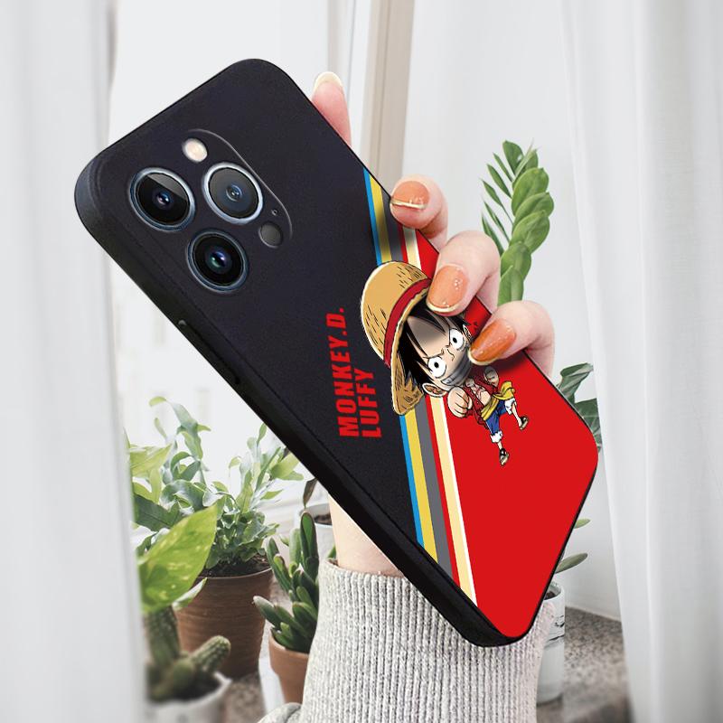 Popular Anime Phone Case for iPhone 15 14 13 12 11 Samsung Galaxy A12 A52 S24 S23 Xiaomi POCO Redmi Soft Square Liquid Silicone Cover Casing