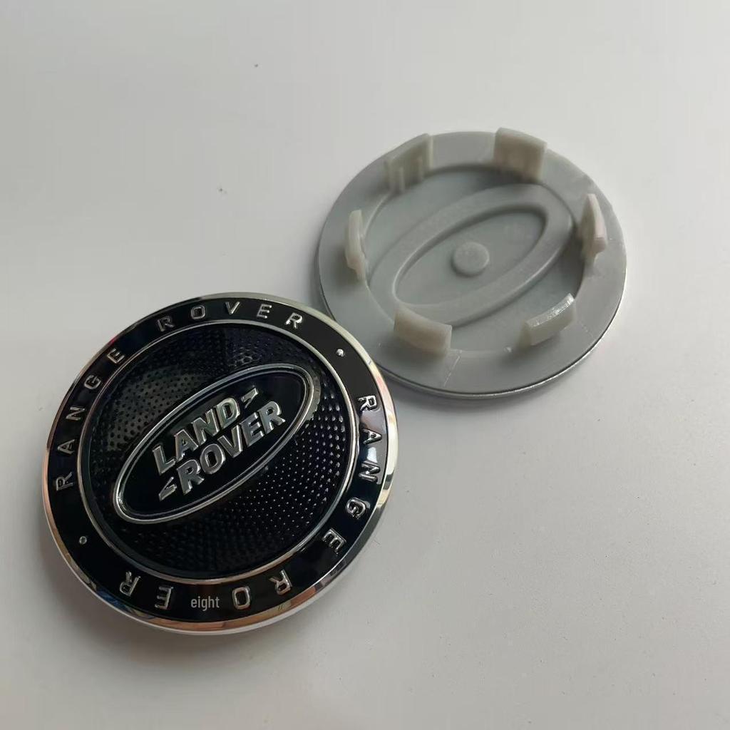Univerzální černá krytka náboje pro kola Land Rover s logem LANDROVER