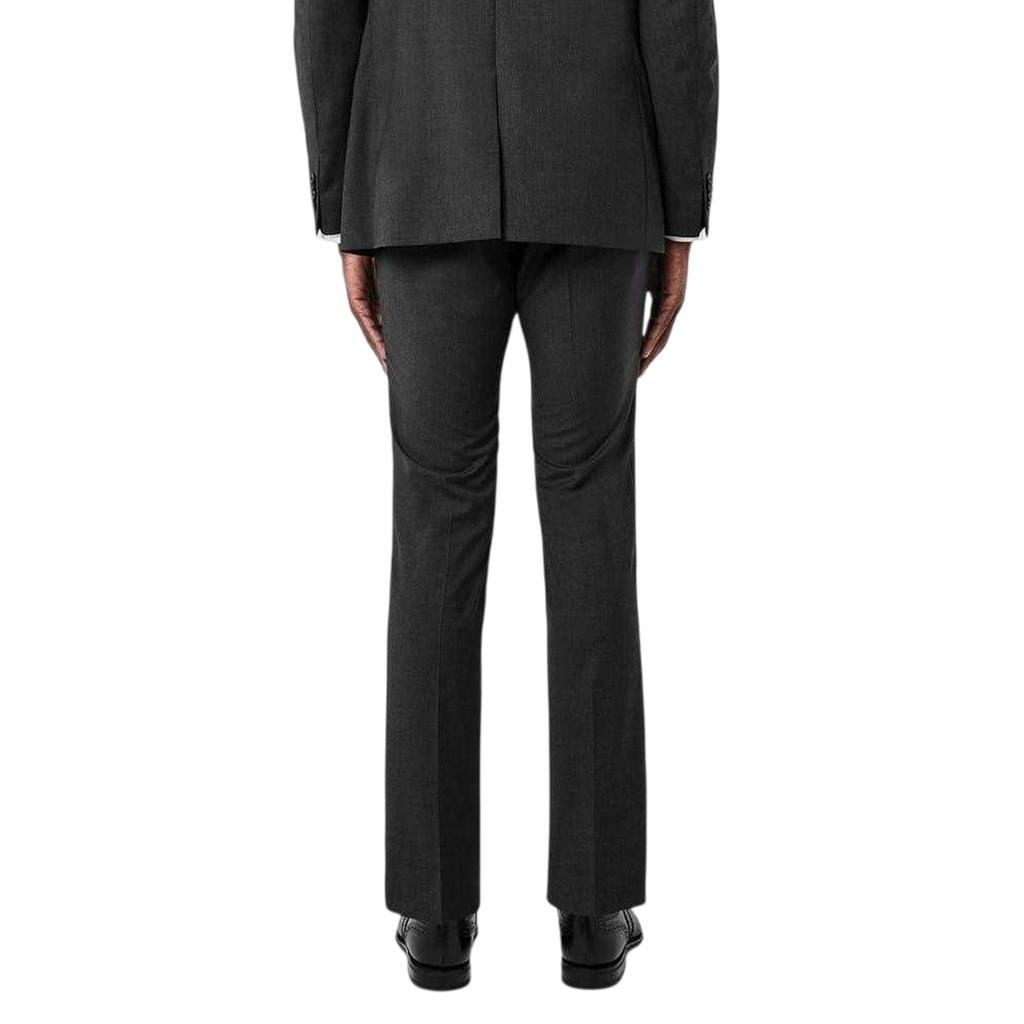 Without Prejudice Mens Wool Blend Tapered Leg Slim Suit Trousers
