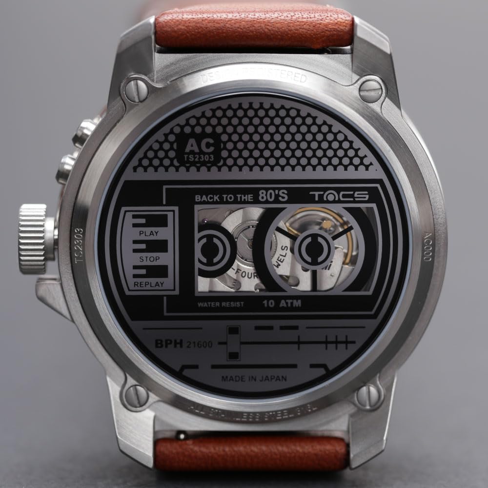 Automatické hodinky Automatic Cassette TS2303A Světle Hnědá [Tax] Pánské