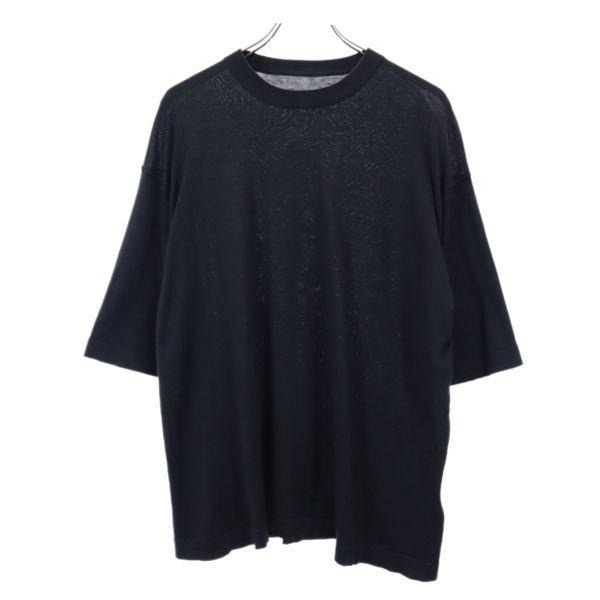 crepuscule ESSAY collaboration silk blend Short sleeve knit F sweater Men's Used