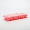 Square Ice Cube Tray with Lid Flexible Reusable Plastic Icing Cubes Iced Maker for Whiskey Cocktails Homemade