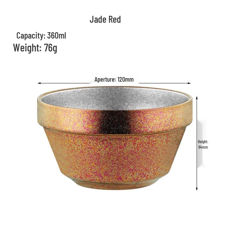 RuHan Titanium Double-Wall Insulated Outdoor Bowl