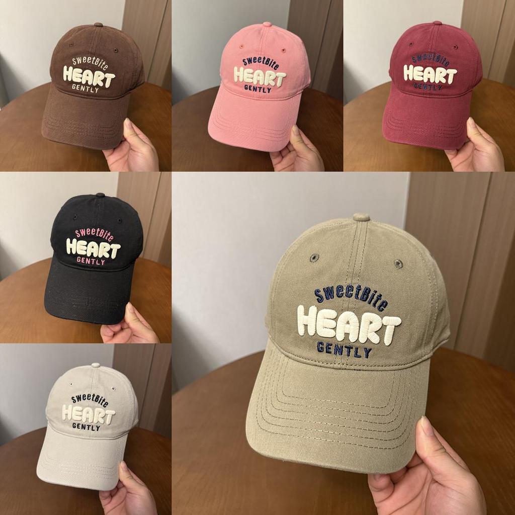 Casual Baseball Cap With Embroidered Letters For Summer Sun Protection And Sunshade