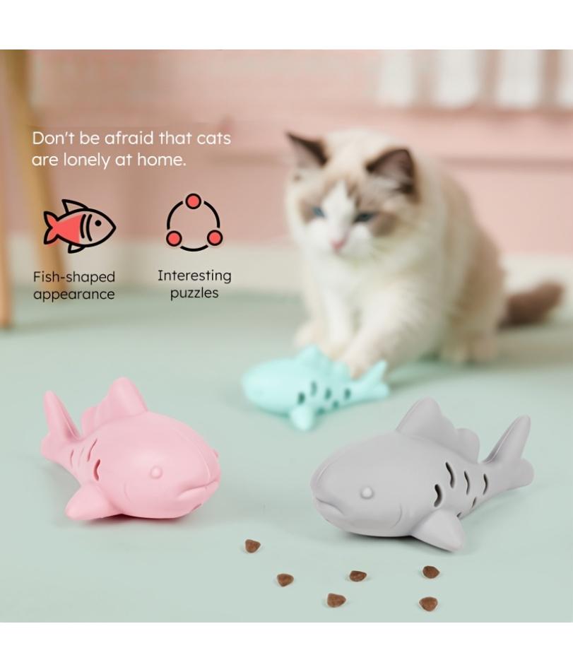 1 Stück Interaktives Katzen- & Hundespielzeug - Langlebiges, Bissfestes Design, Futterversteck & Zähneknirschen Unterhaltung für Kleintiere