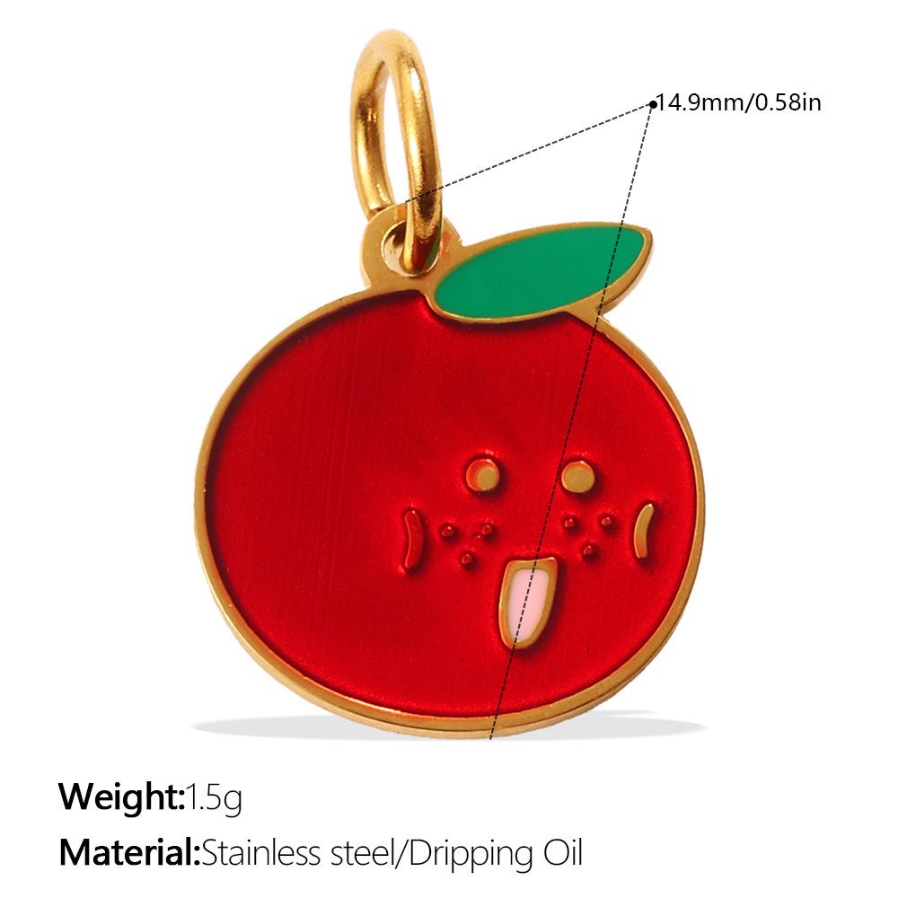 

Cross-Border Red Fruit Pendant Series: Apple, Strawberry, Pitaya Shapes - Cute and Versatile Ornament