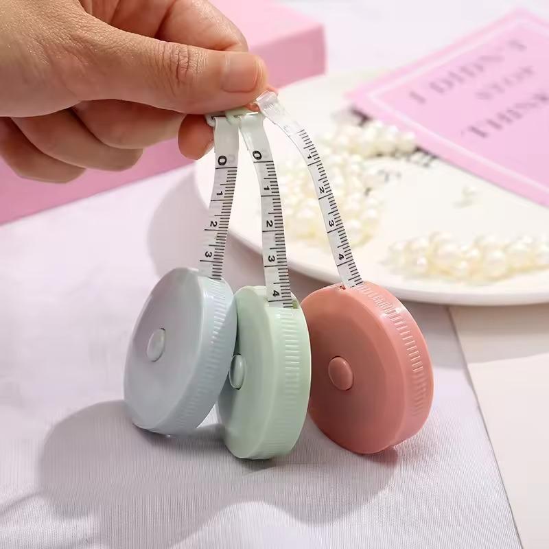 Soft Tape Double Sided Measuring Tape Measure Sewing Tailor Craft Centimeter Inch Portable Auto Retractable Measuring Tape
