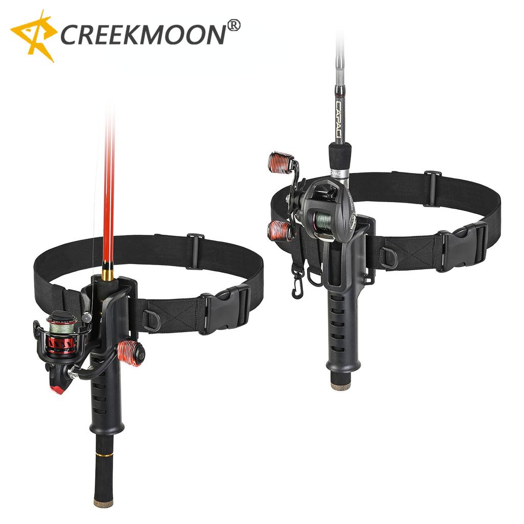 Portable Belt Rod Holder Fishing Gear Tackles Accessories Adjustable Waist Fishing Rod Holder Fishing Rod Pole Inserter
