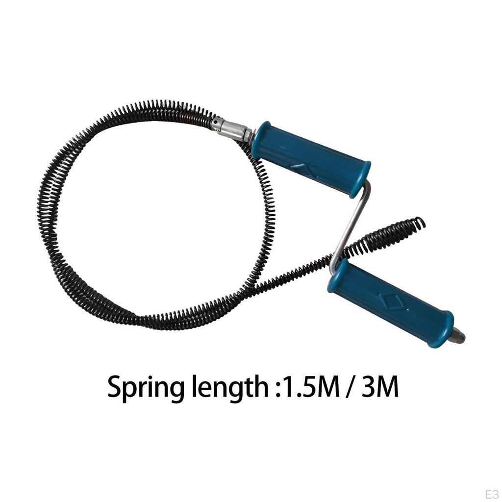 Drain Cleaner Hair Collecting Durable Steel Wire Pipeline Clogged Remover Pipe Dredging Tools