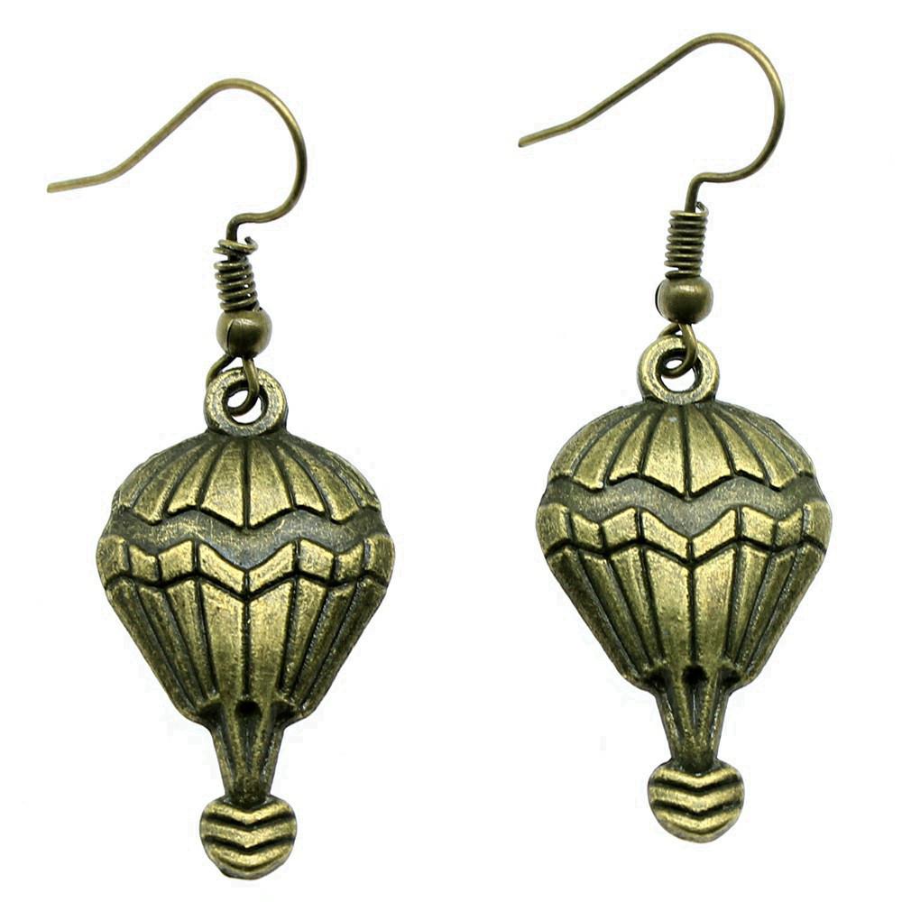 Compass Dangle Earrings Adventure Travel Nautical Navigation Drop Jewelry