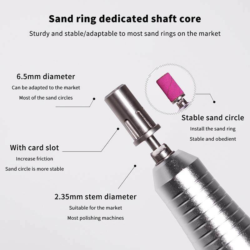 Mandrel Bits For Nails Sanding Bands 3/32" Milling Cutter Easy-Off E-File Accessories For Nail Art Supplies For Professionals