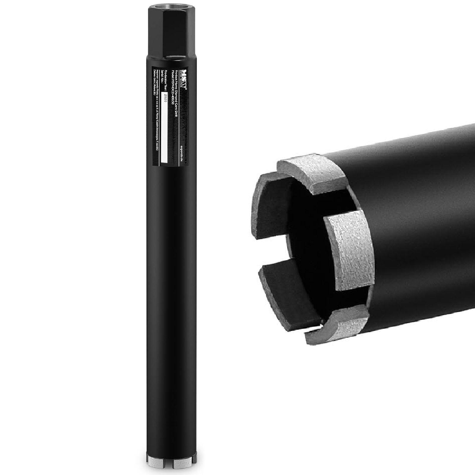 Diamond core drill bit for concrete, stone, G1, length 400 mm, diameter 50 mm