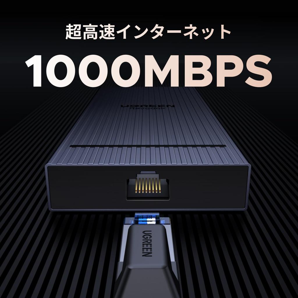 UGREEN Revodok USB C Docking Station with USB C Two HDMI USB 10Gbps Data Transfer Two 100W PD Fast 1Gbps Ethernet Micro and TF Card Compatible with